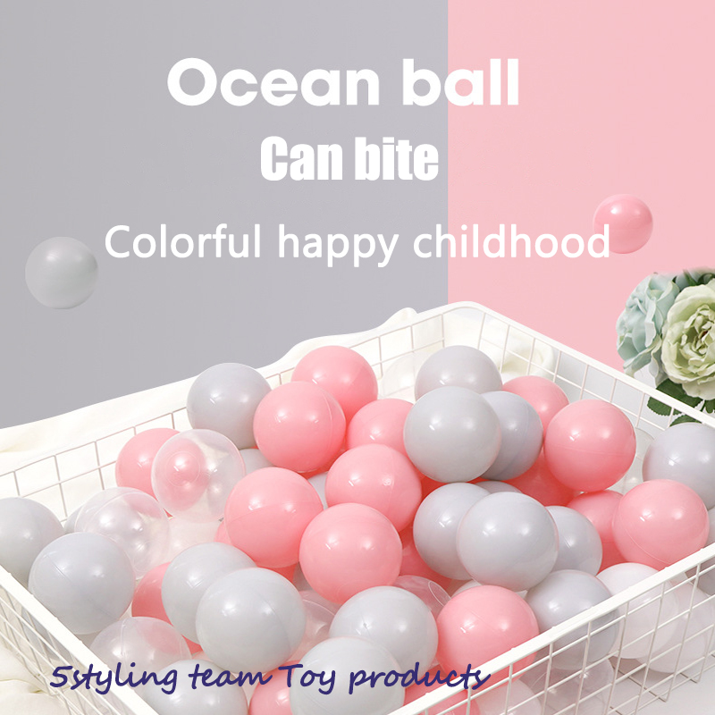 Naughty Fort custom oceaan bal Bobo bal 5.5 \/ 6\/7\/8 makalon verdikte milieubescherming speelgoed plastic bal groothandel
