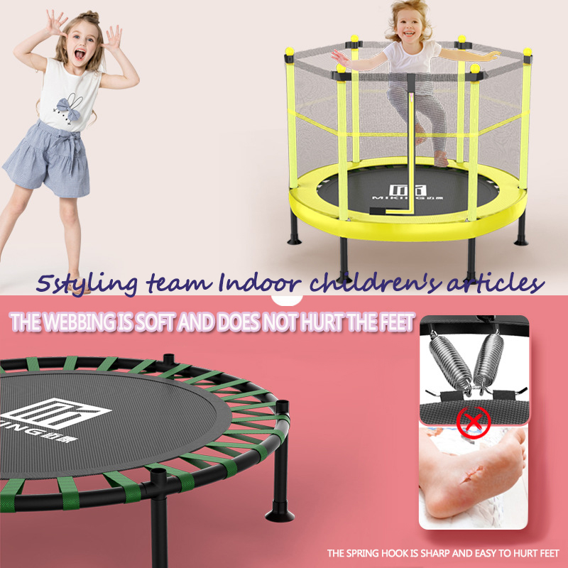 Trampoline voor gewichtsverlies Trampoline Trampoline voor kinderen Familie trampoline met beschermnet Kleine babykamer voor kinderen