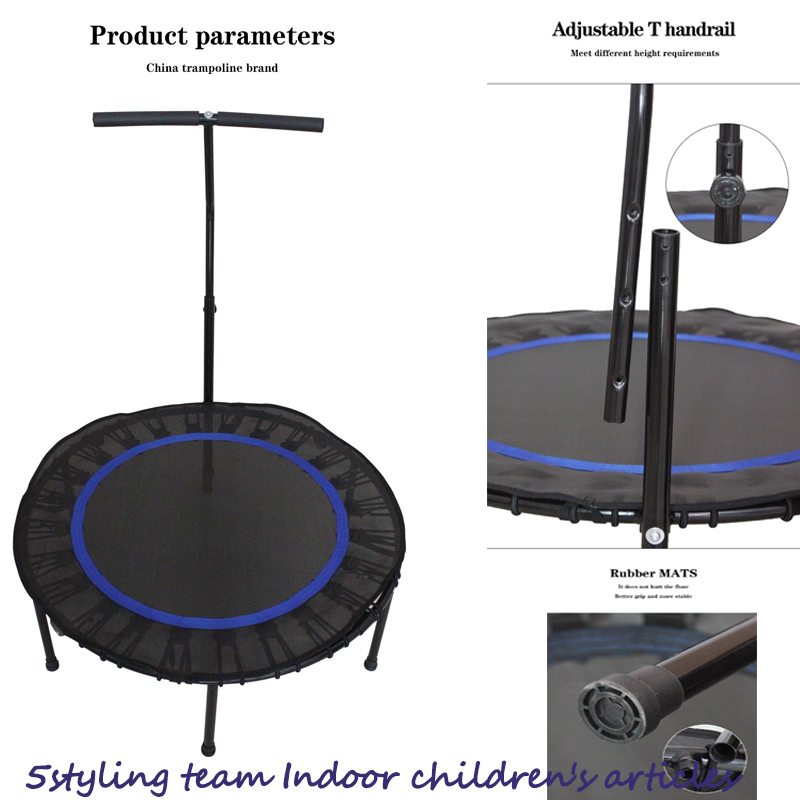 Tianxin trampoline volwassen kinderen thuis fitness trampoline trampoline voor binnen en buiten elastisch touw met trapleuning