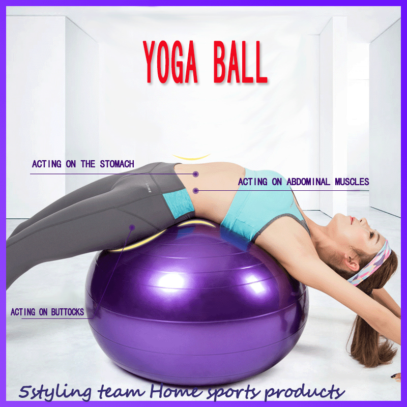 PVC-dichte explosie-bestendige yoga fitness massage bal revalidatie Rubber Yoga balans bal sportuitrusting groothandel